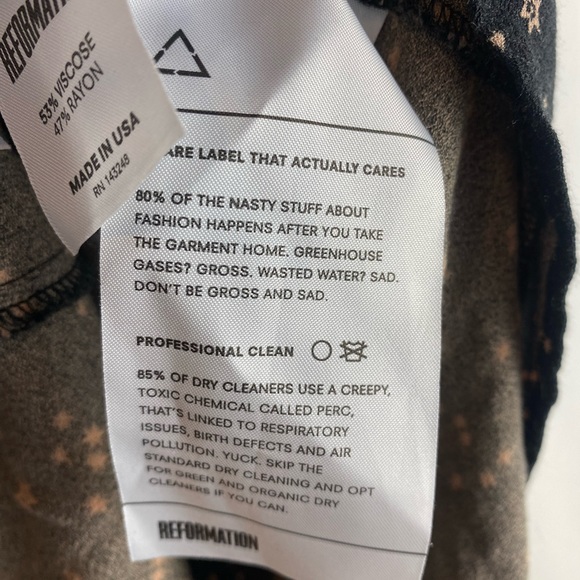 Reformation Dress Valentine Black Star PrintSweetheart Neck Mini Dress Size 2P - Picture 10 of 14